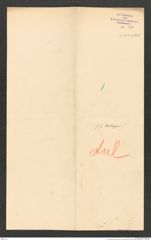 k.k. naturhistorisches Hofmuseum, Intendanzakten 1885-1896 (Hauer), Aktenzahl Z.471.b/1889, Seite 1